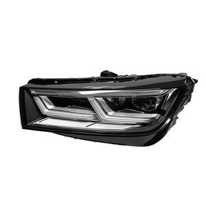FYB Auto LED phare assemblage mise à niveau DRL pour 2018-2020 <span class=keywords><strong>Audi</strong></span> <span class=keywords><strong>Q5</strong></span>/Q5L haute configuration conception lentille style 6000k couleur Offres Spéciales - Product Image 1