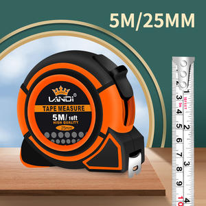 เทปเหล็กม้วนพับเก็บได้อุปกรณ์ก่อสร้างโลโก้ตามสั่งเทปวัดเหล็กแบบมืออาชีพพร้อมล็อกอัตโนมัติ - Product Image 2