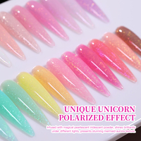 Gel UV professionnel pour salon de manucure, sans HEMA, sans TPO, gel dur de construction pour ongles effet sirène, 1 kg, collection de gels dur pour ongles, gels poly pour ongles