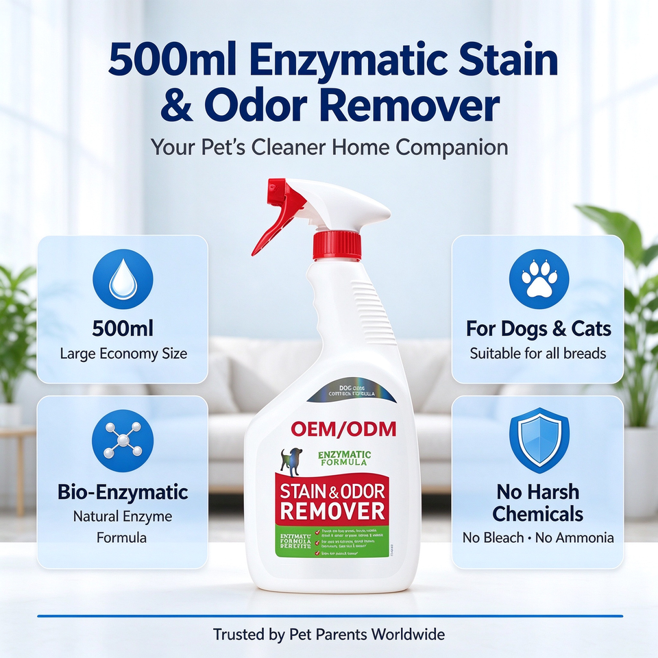Custom OEM Private Label Deodorizing Spray Dogs and Cats Urine Stain ...