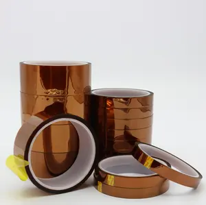 Kapton-bant 8mm - 40mm yüksek sıcaklık isıya dayanıklı poliimid 3D yazıcı lityum pil paketi yalıtım yapıştırıcı Wrap 33m