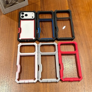 เคสโทรศัพท์มือถือแบบใส 3 in 1 รุ่น Universal Space Armor แข็งแรง ทนทาน หรูหรา สำหรับ iPhone 17 Air Pro Max Series รุ่น Heavy Duty - Product Image 1