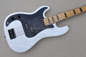 Flyoung Linkshandige Elektrische Basgitaar 4-snarige Basgitaar met zwarte hardware - Product Image 2