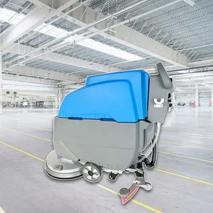 Großhandel DM-530 Epoxidholz-Bodenwaschmaschine LED-Licht Werkstatt Bodenpflege Reinigungsausrüstung Fußgang hinter den Boden