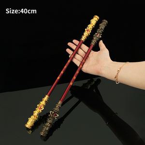 พวงกุญแจโลหะขนาดเล็กรูปสัตว์สี<span class=keywords><strong>ดำ</strong></span> Wukong สีทองของเล่นของขวัญวันคริสต์มาสมีสองสีให้เลือกขนาด22ซม. 40ซม. - Product Image 6