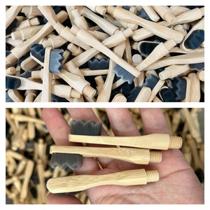 <span class=keywords><strong>Brosse</strong></span> à dents en bambou 100% biodégradable avec têtes interchangeables, <span class=keywords><strong>brosse</strong></span> à dents écologique réutilisable - Product Image 3