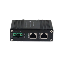 Injecteur industriel PoE + 2.5G (30W ~ 90W en option) avec entrée 12-48VDC sur rail DIN et montage mural