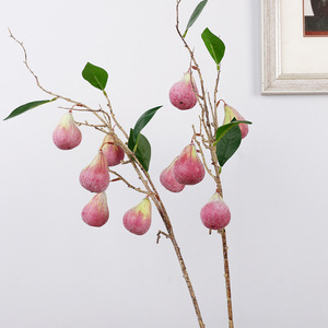 Árbol de Ficus Artificial Realista en Maceta, Planta de Frutas Biónicas Simuladas <span class=keywords><strong>para</strong></span> Decoración de Interiores, Hogar u Oficina, Estilo Nórdico, Gran Planta Verde - Product Image 2
