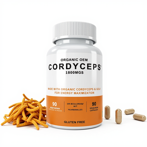 Suplemento Cordyceps Militaris Extract Cápsulas Chinese Caterpillar Fungo Soft Capsule Cordyceps Sinensis Cápsulas - Product Image 3