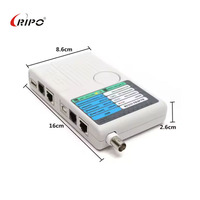 Accessoires électroniques de testeur de câble multifonction BNC/RJ45/RJ11/USB 4-en-1 pour lignes téléphoniques de câble Coaxial à paire torsadée