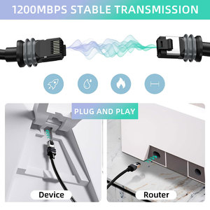 Starlink V3 150ft tốc độ cao cáp Ethernet không thấm nước thay thế mở rộng cho vệ tinh Internet Kit ngoài trời trong nhà sử dụng - Product Image 2