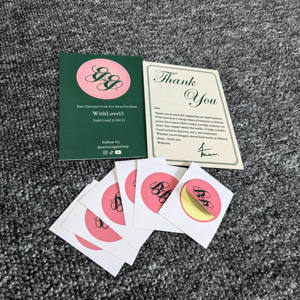 Großhandel benutzer definierte bunte Logo drucken Papier karte Geschenk Visitenkarten <span class=keywords><strong>Promotion</strong></span> benutzer definierte Gruß danke Karte für kleine Unternehmen - Product Image 3