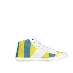 D.A.T.E. TENDER HIGH-93 Giallo Sneakers Chaussures en toile à tige haute pour femmes - Product Image 4