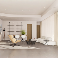 Diseño de oficina ejecutiva Interior de lujo para el liderazgo de la empresa