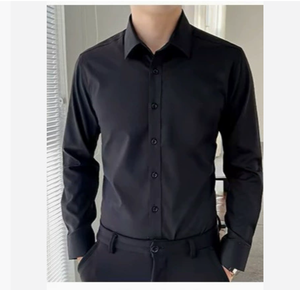 <span class=keywords><strong>Camisa</strong></span> <span class=keywords><strong>blanca</strong></span> de manga larga para <span class=keywords><strong>hombre</strong></span>, <span class=keywords><strong>camisa</strong></span> informal de negocios sin <span class=keywords><strong>Traje</strong></span> de hierro ajustada para <span class=keywords><strong>hombre</strong></span>, ropa formal profesional para <span class=keywords><strong>hombre</strong></span>, venta al por mayor de fabricante - Product Image 4