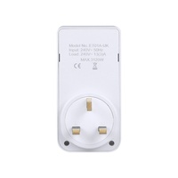 Temporizadores de cocina digitales programables duraderos de 240V 13A, interruptor de Temporizador Semanal, enchufe, accesorios de iluminación del Reino Unido de calidad