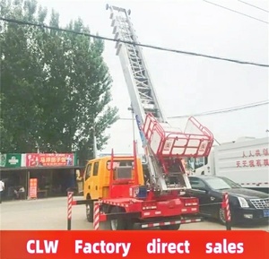 New JMC Hàng Tăng Gấp Đôi 28M 32M 36M Xô Xe Tải Trên Không Thang Xe Tải Thủy Lực Kính Thiên Văn Đồ Nội Thất Nâng Thang Xe Tải - Product Image 6