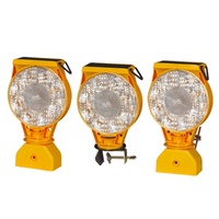 Portable led stroboscopique d'avertissement de trafic solaire lumière de barricade pour barrière dans la construction de zones de travail