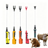 Picana Eléctrica Larga para Ganado, Vara para Arrear Cerdos, Vacas y Bovinos para Manejo de Granjas y Cría de Animales