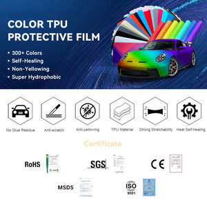 Top PPF Fabrikant Aangepaste Premium TPU Gekleurde PPF <span class=keywords><strong>Wrap</strong></span> Folies Auto Lakbeschermingsfolie TPU Zelfherstellende Kleur PPF - Product Image 3