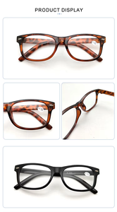 Lunettes de lecture pour hommes et femmes, anti-lumière bleue, verres PC, mode unisexe, logo personnalisé, vente en gros, presbytie - Product Image 2