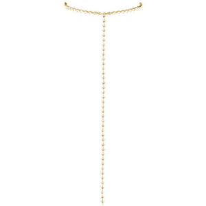 שרשרת קולר טרנדי קיץ לבן שרשרת קולר לנשים זהב כסף צבע כסף שרשרת כסף סקסי ליום השנה - Product Image 6