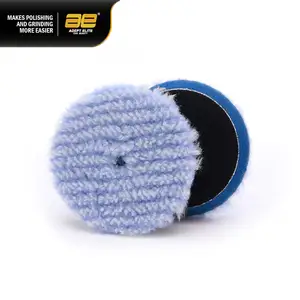 Wholesale Factory Car Detailing DA Wool Microfiber Buffing Pad Microfiber Polishing Pad