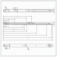 Charnière de fenêtre à friction moderne en acier inoxydable 304 robuste, fermeture douce, installation facile, bras de support supérieur à rainure carrée 4/6/7 barres