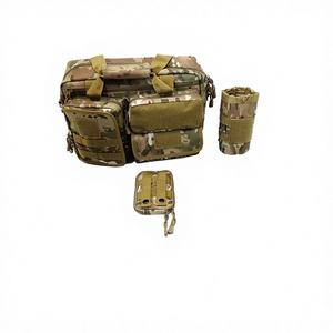 Sac à langer tactique de haute qualité, imperméable, en polyester, unisexe, pour bébé, avec matelas à langer, organisateur de couches pour maman et papa, sac fourre-tout 20-36L - Product Image 2