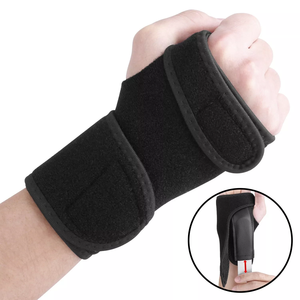 Bretelle da polso di dimensioni universali all'ingrosso. Cinturini da polso ortopedici regolabili con piastre in acciaio e materiale in Neoprene. - Product Image 1
