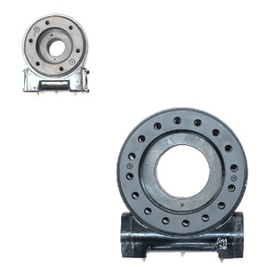 14 Inch Single Axis Enclosed Housing Slewing Drive Hydraulic Motor <b>Worm</b> Gear for Excavator Bearings Product 14 Inch Single Axis - Product Image 2
