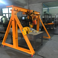 Grue mobile à portique réglable en hauteur et en portée 3T avec palan électrique à chaîne