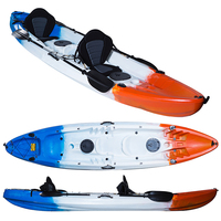 Kayak double pour 3 personnes, accessoire bon marché, pour la pêche, la randonnée, en vente