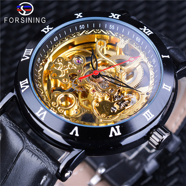 China Factory Custom Latest Male Luxury Forsining Watch Private Label Favor Skeleton Automatic Mechanical Watches for Man