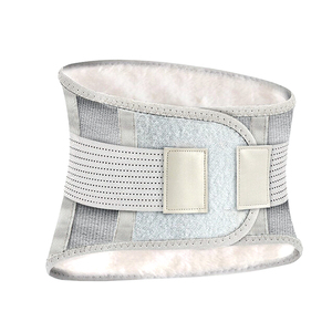 Flexible Spandex &amp; Nylon <strong>Back</strong> <strong>Brace</strong> Breathable Waist Lumbar Support Belt for <strong>Herniated</strong> <strong>Disc</strong> Scoliosis Velvet Version - Product Image 2