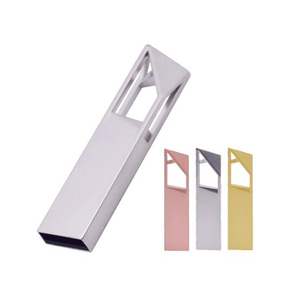 Unique Design Metal USB 2.0 Flash Drive 8GB 16GB 32GB 64GB Customized Logo Promotional Pen Drive Memory Stick