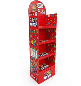 Exhibidor de Cartón Personalizable para Juguetes |   Exhibidor de Figuras de Pie para Piso |   Expositor para Figuras de Acción y Tiendas de Modelismo - Product Image 2