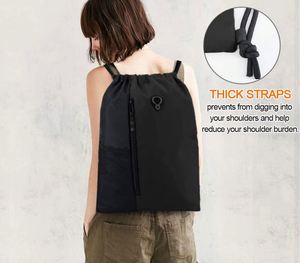 Sac à dos élégant avec logo personnalisé, fermeture éclair et trou USB, idéal pour les jeux de ball et les excursions à la plage - Product Image 4