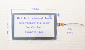 9 <span class=keywords><strong>inch</strong></span> <span class=keywords><strong>10.2</strong></span> <span class=keywords><strong>inch</strong></span> màn hình cảm ứng 2.5D kính cứng Digitizer tay Nhà Văn cho đài phát thanh xe Navigation 252*147 mét 228*130 Mét - Product Image 5