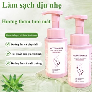 Mousse nettoyante à la niacinamide et à l'acide lactique, mousse nettoyante à base de plantes, désodorise et nettoie en douceur, ne provoque pas d'irritations chez les femmes - Product Image 5