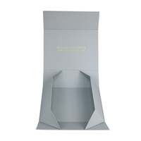 Boîte à chaussures et vêtements pliable écologique avec rabat magnétique, emballage cadeau haut de gamme, boîte en papier magnétique noire de luxe