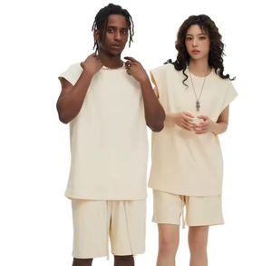 Completi Sportivi <span class=keywords><strong>da</strong></span> <span class=keywords><strong>Uomo</strong></span> <span class=keywords><strong>Estivi</strong></span>, Pantaloncini <span class=keywords><strong>da</strong></span> Corsa, Set <span class=keywords><strong>da</strong></span> Palestra in 2 Pezzi, Completi <span class=keywords><strong>da</strong></span> Notte, T-Shirt Senza Maniche e Pantaloncini, Tute OEM - Product Image 2