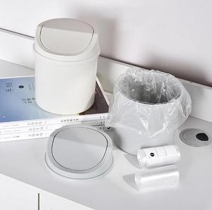 <span class=keywords><strong>Mini</strong></span> cubo de basura de escritorio, tubo pequeño con cubierta, cubo de basura para dormitorio, cubo de basura para limpiar el espacio de trabajo, caja de almacenamiento de cocina, cubo de basura de escritorio para el hogar - Product Image 4