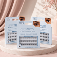 Pita Bulu Mata Tak Terlihat Grosir Logo Kustom Kit Bulu Mata Cluster Gaya C Curl Langsung dari Pabrik untuk Ritel Kosmetik untuk Riasan DIY