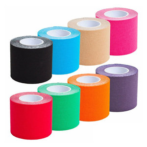 Venta al por mayor rollo estándar elástico deportivo de algodón 5cm <span class=keywords><strong>impermeable</strong></span> deportes músculo <span class=keywords><strong>cinta</strong></span> de kinesiología - Product Image 1