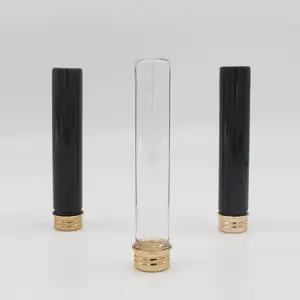 30ml 50ml 110ml 115ml Wholesale In Stock Hot Sale Clear Flat Plastic Test Tubes With Screw Caps