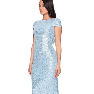 Vestido largo <span class=keywords><strong>de</strong></span> verano con lentejuelas para <span class=keywords><strong>dama</strong></span> <span class=keywords><strong>de</strong></span> <span class=keywords><strong>honor</strong></span>, estampado, <span class=keywords><strong>2022</strong></span> - Product Image 2