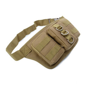 Riñonera Táctica para Exteriores, Tela Oxford, 20L, Portátil, Deportiva, para Correr, Almacenamiento de Teléfono Móvil, Multifuncional, Color Sólido, Camuflaje - Product Image 1