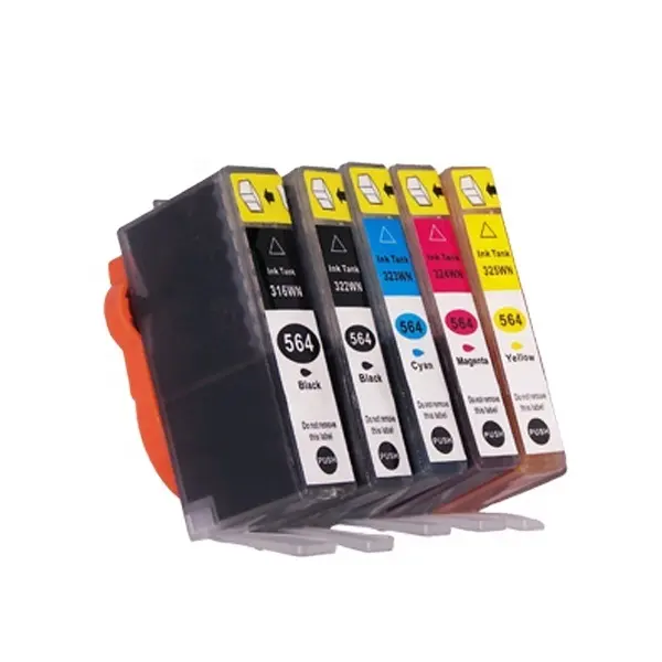 564XL compatible ink cartridge CN684W CB322W CB323W CB324W CB325W for HP printers