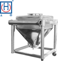 Mélangeur de poubelles à bras unique automatique en acier inoxydable Mélangeur de poudre à contrôle PLC